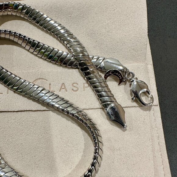 Large Raissa Chain by Lili Claspe/Silver 16” - Picture 5 of 7